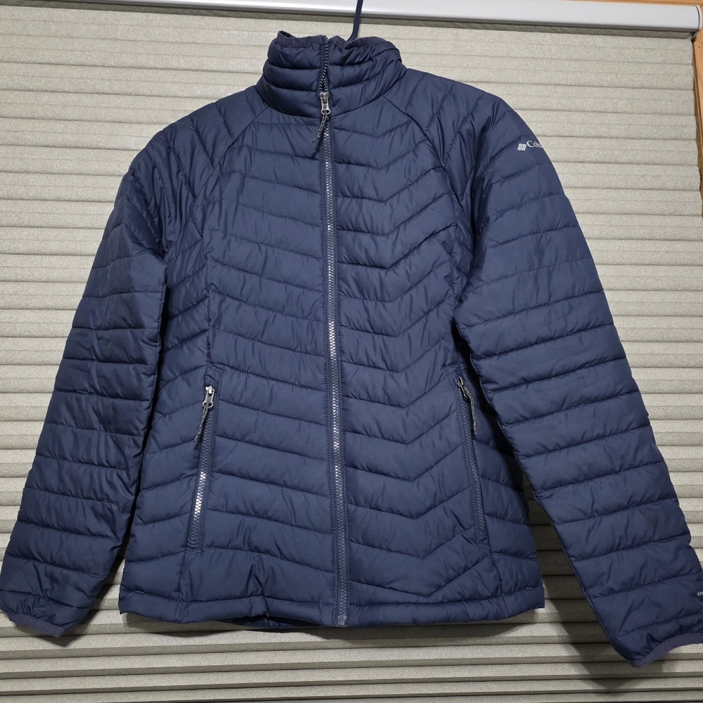 Columbia Navy Quilted Jacket
